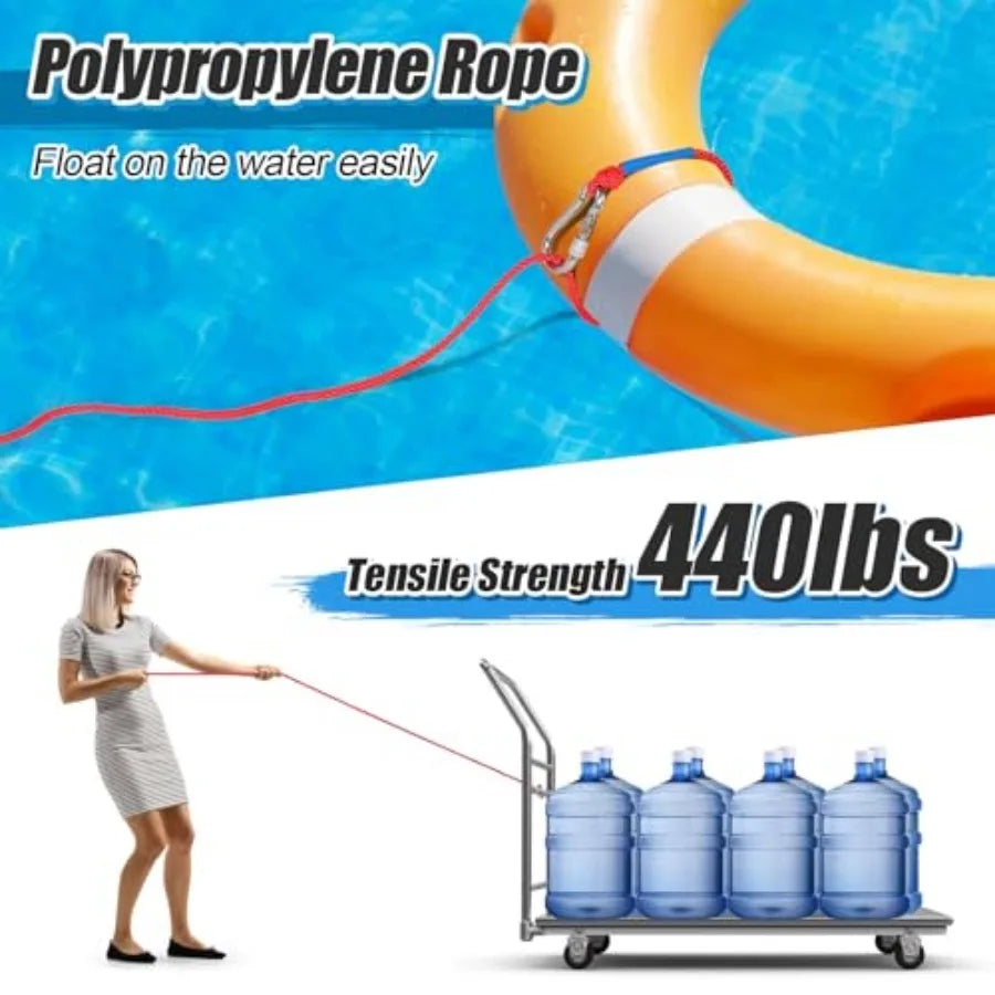 Water Lifesaving Rope Professional Throwing Pool Rescue Rope