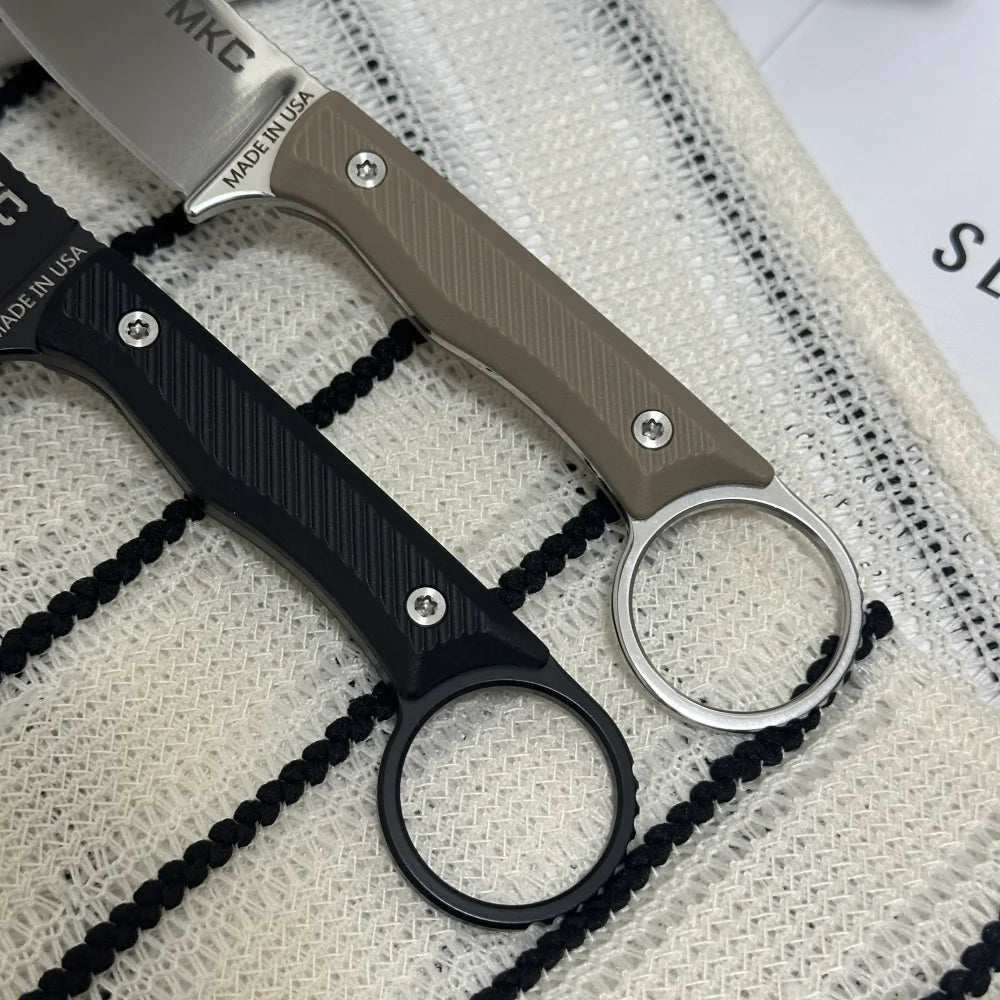 Wargoat Tactical Straight Knife With Stainless Steel Blade