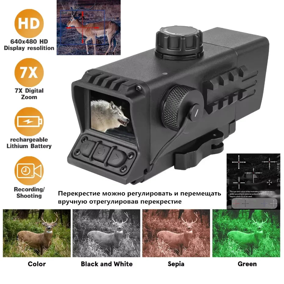 GOYOJO MS32 3.5X32 Digital Night Vision Scope With Video IP67