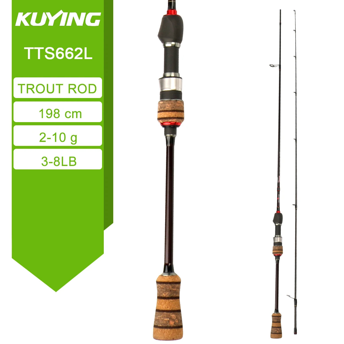 KUYING TETON Spinning Casting Rod Carbon Fuji Parts