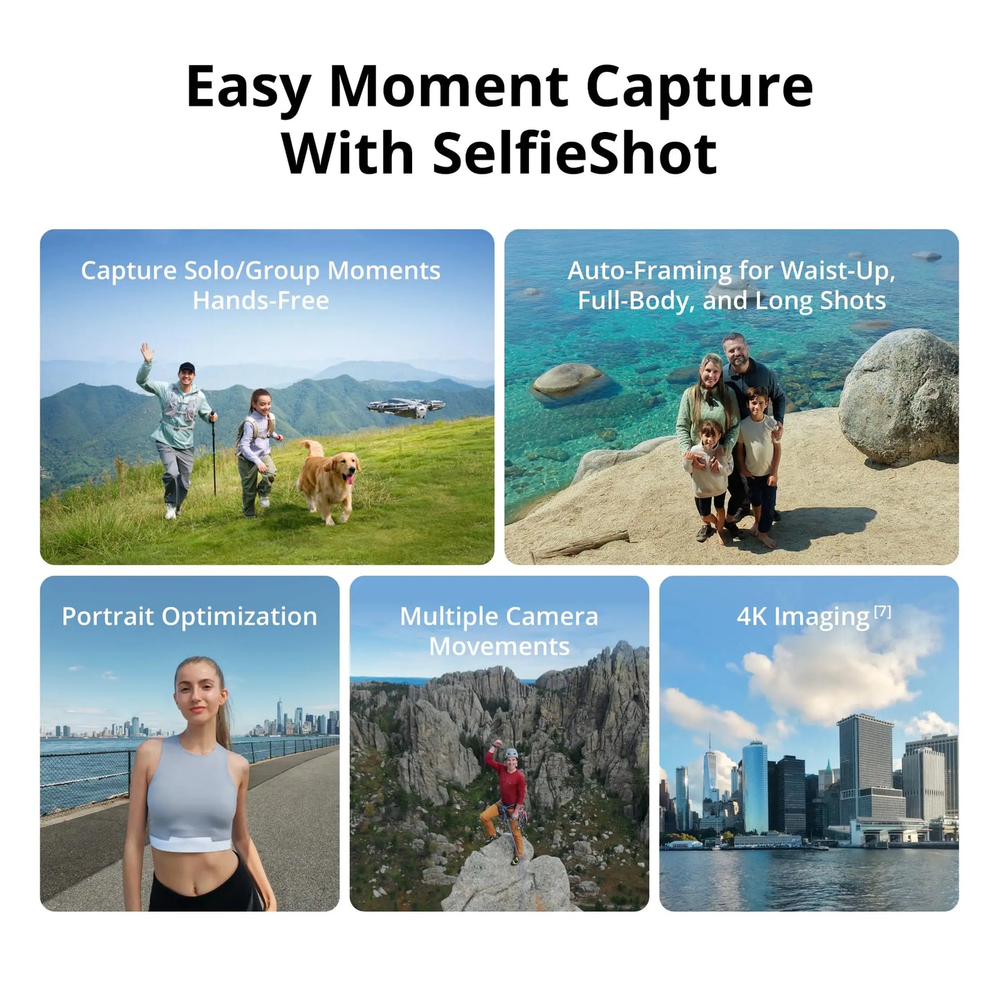 DJI Neo 2 Drone 4K Camera Gesture Control Tracking
