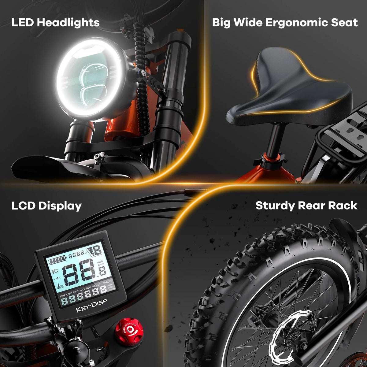 Cybervelo 2000W Peak Motor Foldable Electric Bicycle
