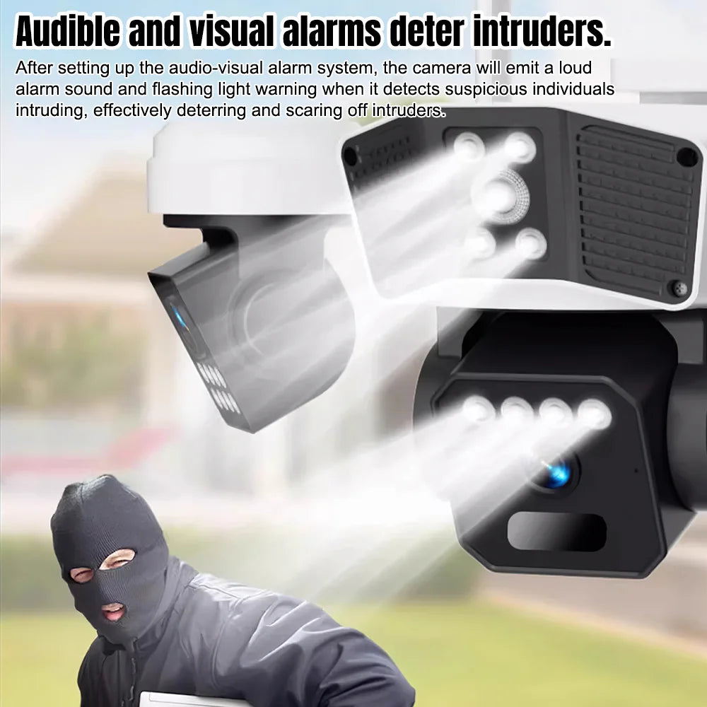Kepeak 6MP Solar Wireless PTZ Security Camera With Night Vision