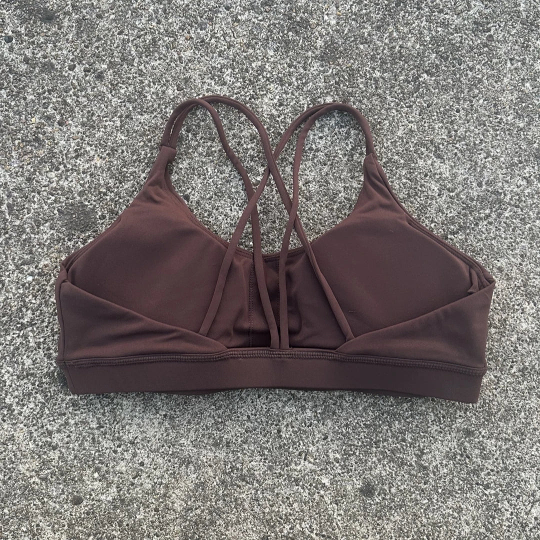 Solid Color Women's High Strength Cross Fit Sports Bra