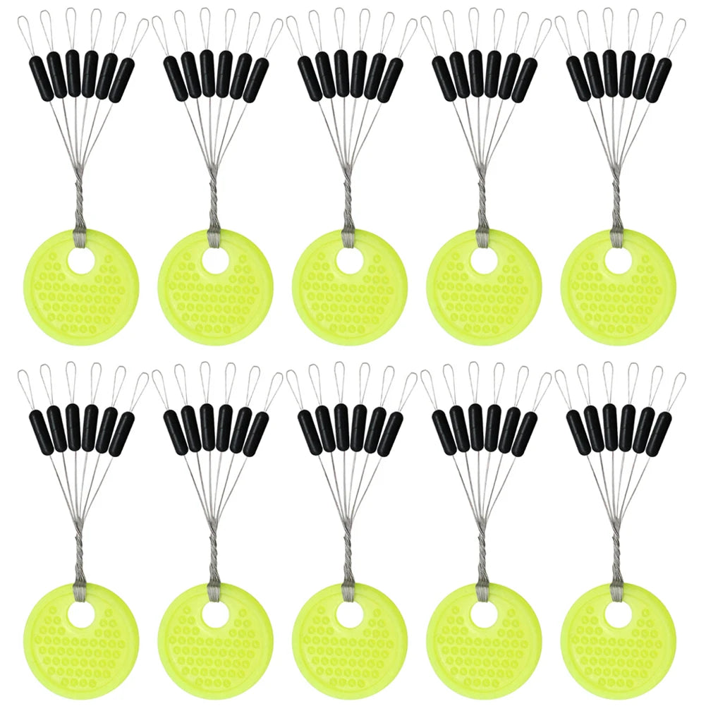 APWIKOGER Fishing Float Bobber Oval Line Stops For Catfish
