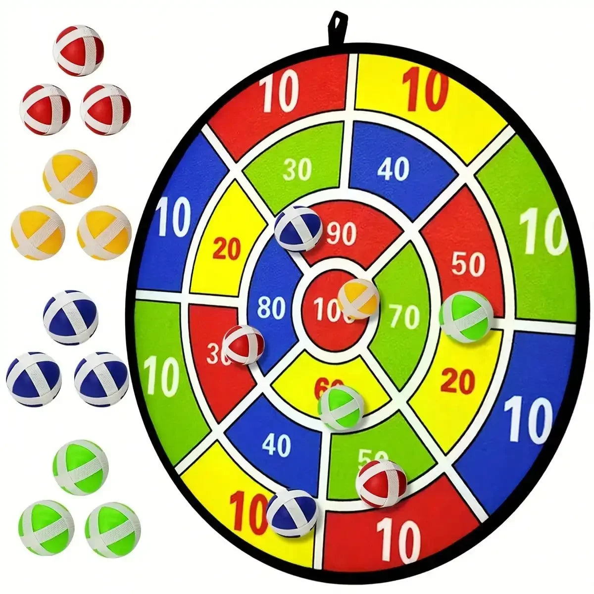 Sticky Ball Dart Board Set for Indoor and Outdoor Fun