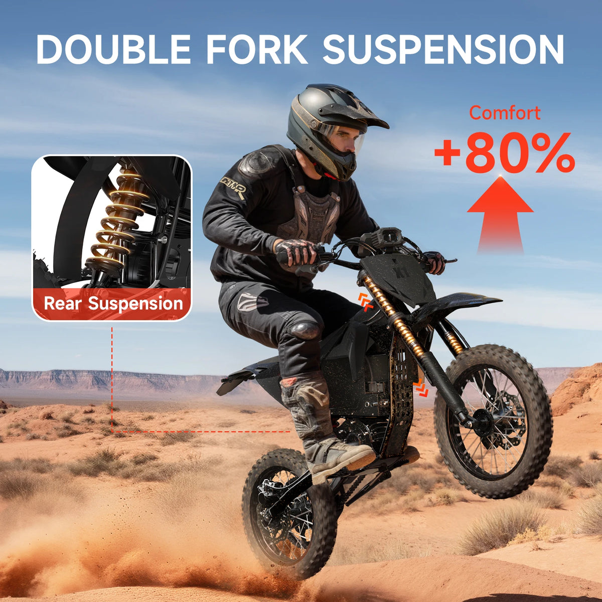 QRONGE X1 Spark High Power Electric Dirt Bike For Adults
