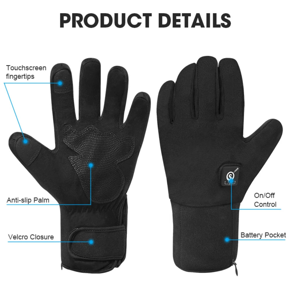 Savior Heat Rechargeable Heated Gloves With Three Heat Settings