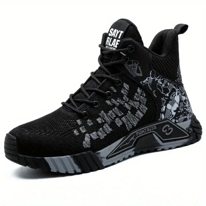 Unisex High Top Work Safety Boots With Secure Lace Design
