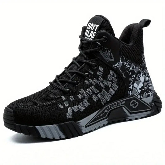 Unisex High Top Work Safety Boots With Secure Lace Design
