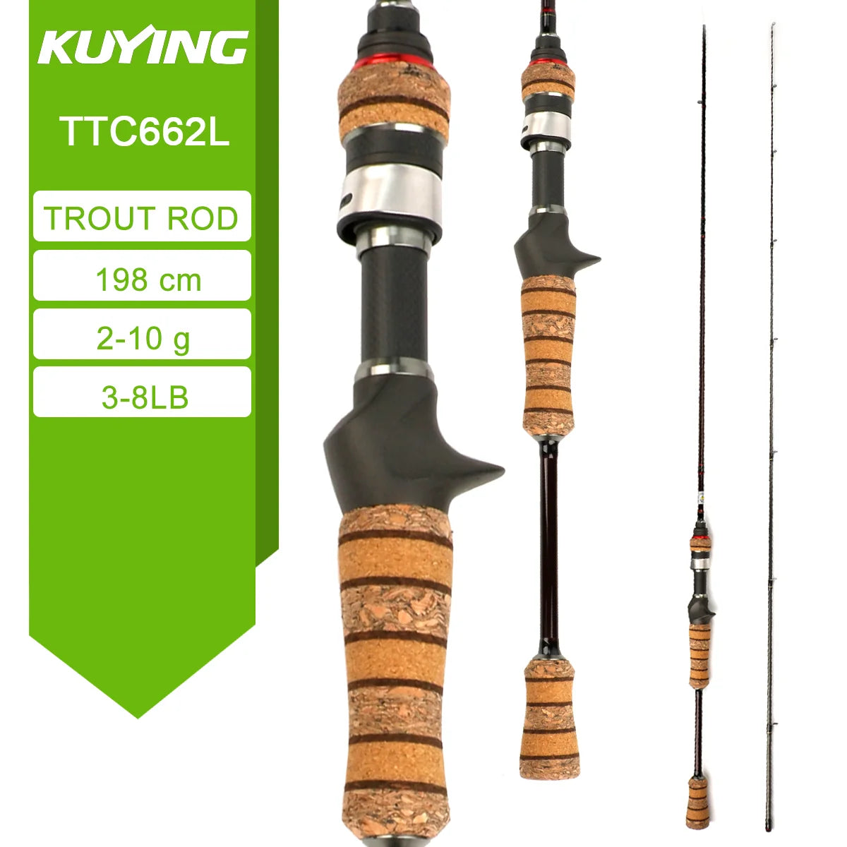 KUYING TETON Spinning Casting Rod Carbon Fuji Parts
