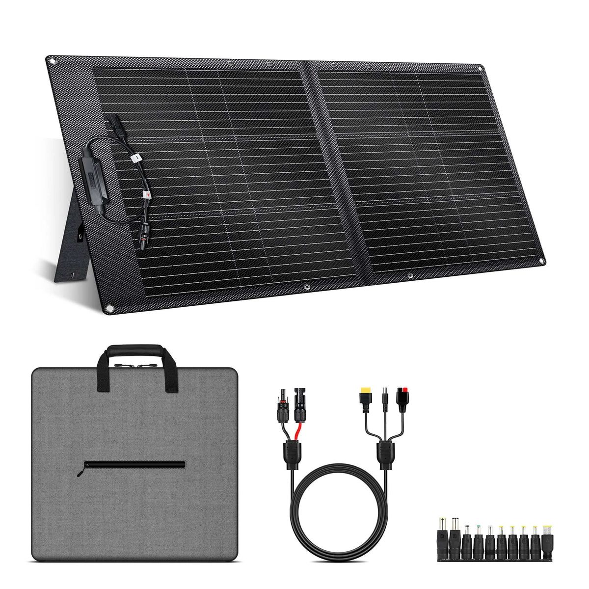 CTOLITY 100W Foldable Solar Panel Portable Outdoor Camping