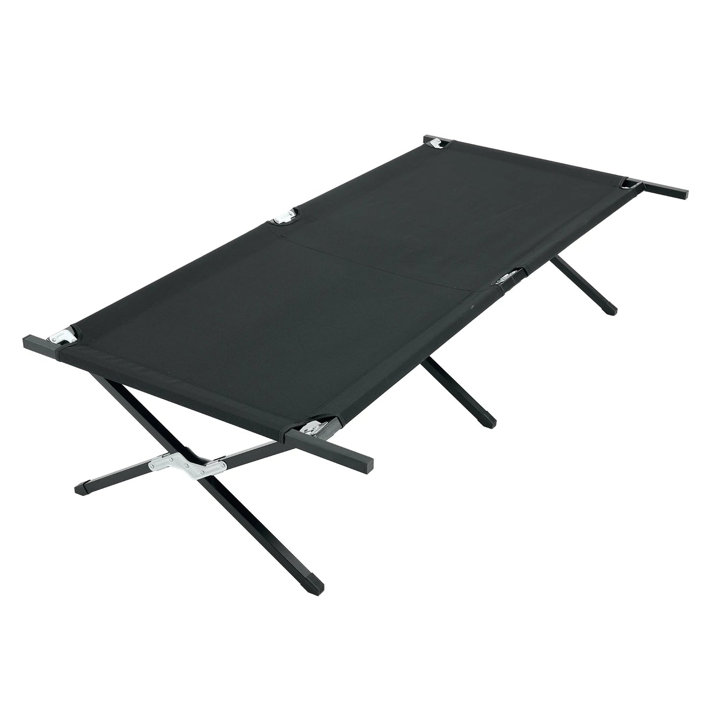 JHK Portable Folding Camping Cot With Sturdy Carbon Steel Frame