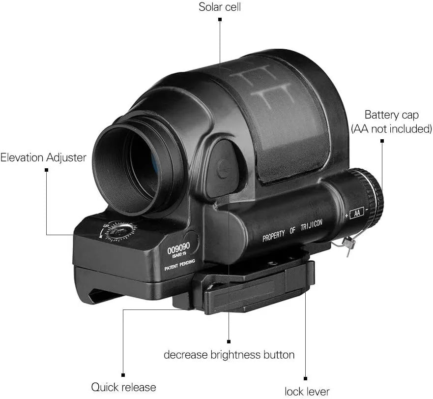 Nabila Hunting Reflex Red Dot Sight 1X38 With QD Mount
