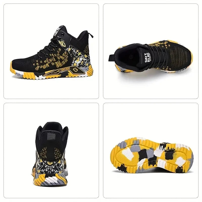 Unisex High Top Work Safety Boots With Secure Lace Design