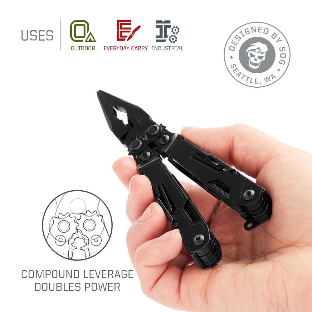 SOG PowerPint 18 In 1 Pocket Multi Tool Stainless Steel