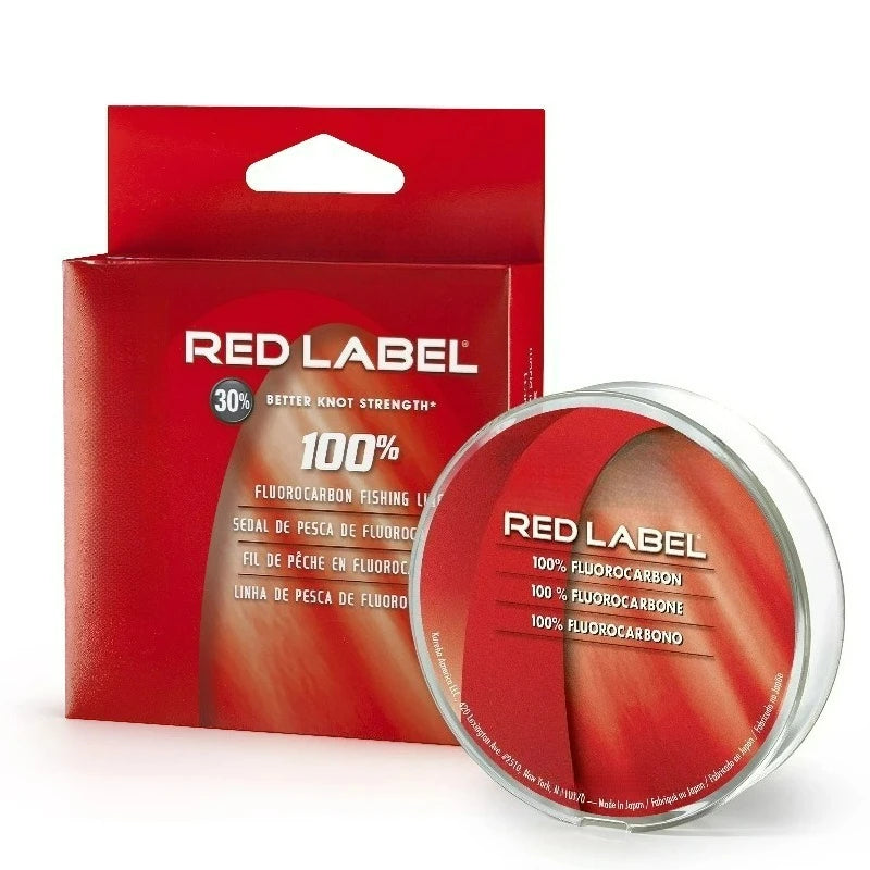 Red Label 100 Percent Fluorocarbon Fishing Line For Saltwater