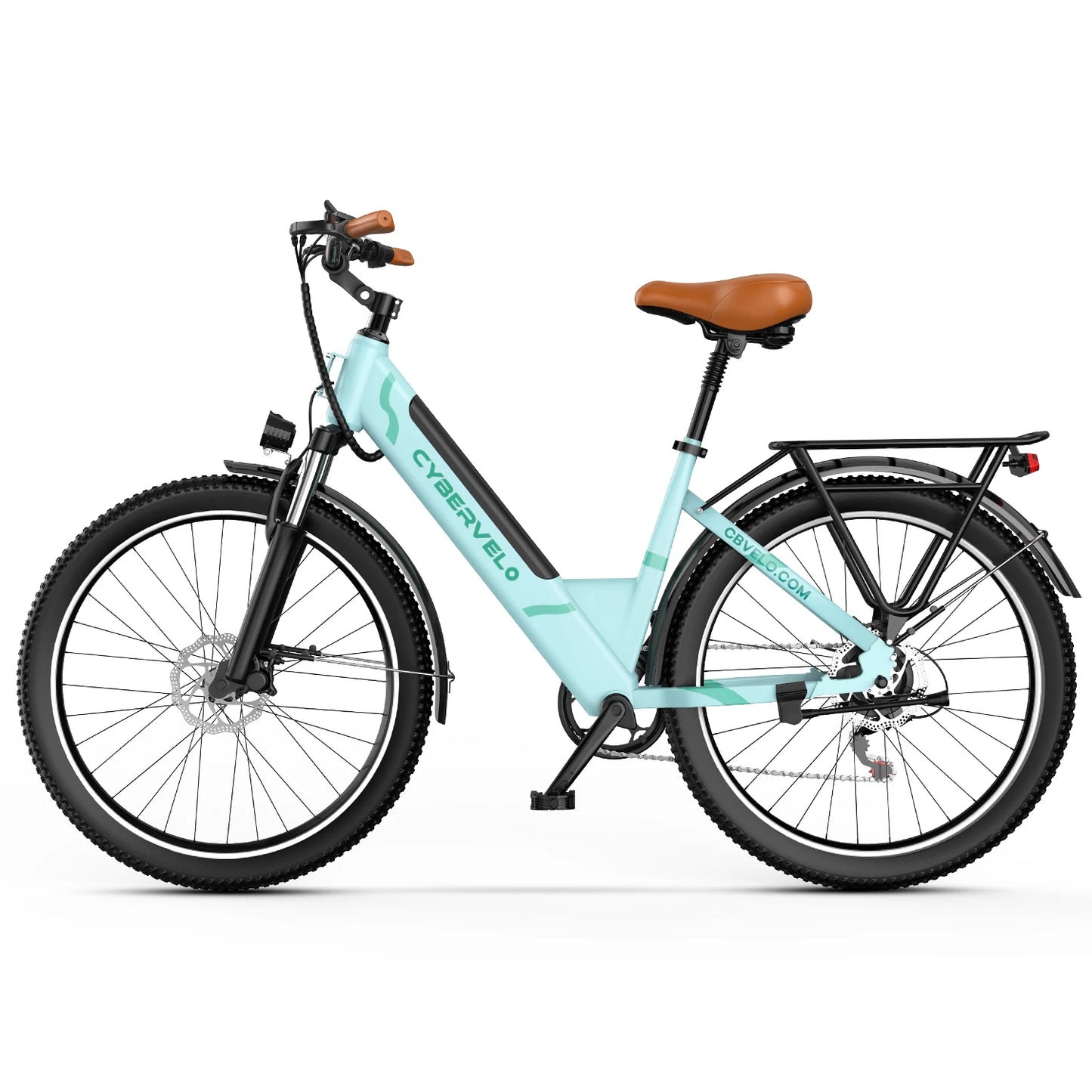 CYBERVELO 1000W Peak Electric Bike With Removable Battery And 7 Speed